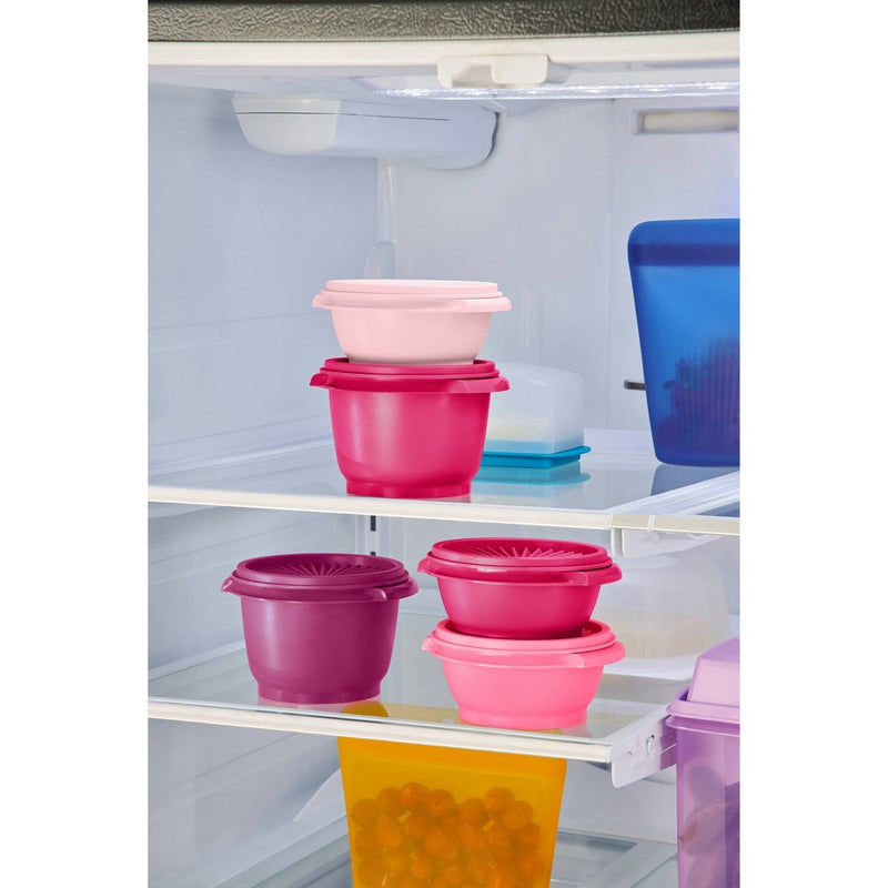 Tupperware Heritage 5pk Plastic Food Storage Container Set Pink