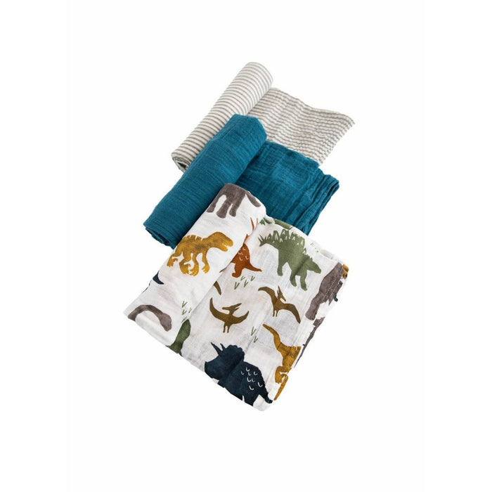 Little Unicorn Cotton Muslin Swaddle Blanket - Friends - 3pk