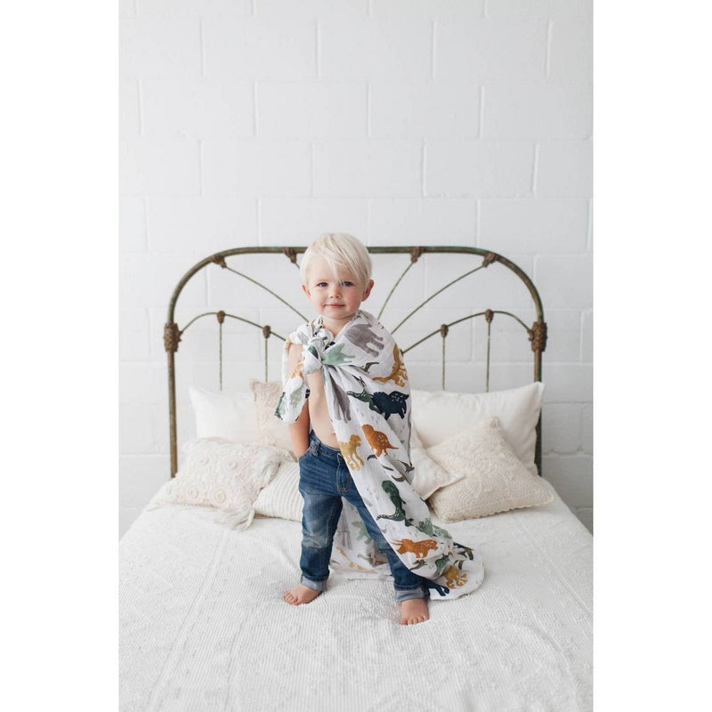 Little Unicorn Cotton Muslin Swaddle Blanket - Friends - 3pk