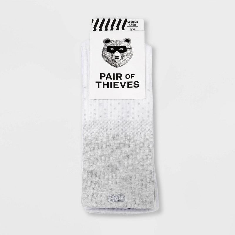 Pair of Thieves Men's Crew Socks 3pk - White 6-12