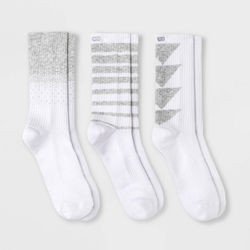 Pair of Thieves Men's Crew Socks 3pk - White 6-12