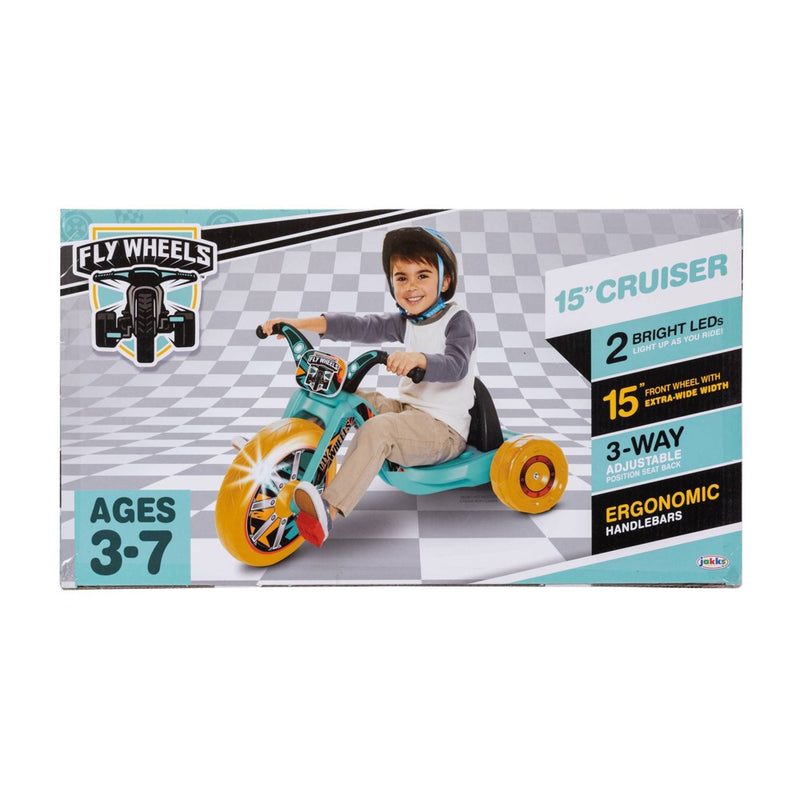 Jakks Pacific 15" Fly Wheel Cruiser Kids' Tricycle with 3 Position Seat