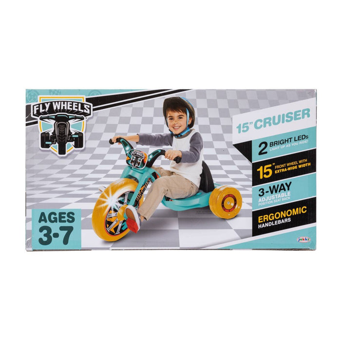 Jakks Pacific 15" Fly Wheel Cruiser Kids' Tricycle with 3 Position Seat
