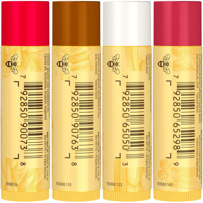 Burt's Bees Festive Fix Lip Balm Gift Set - 0.15oz/4pk