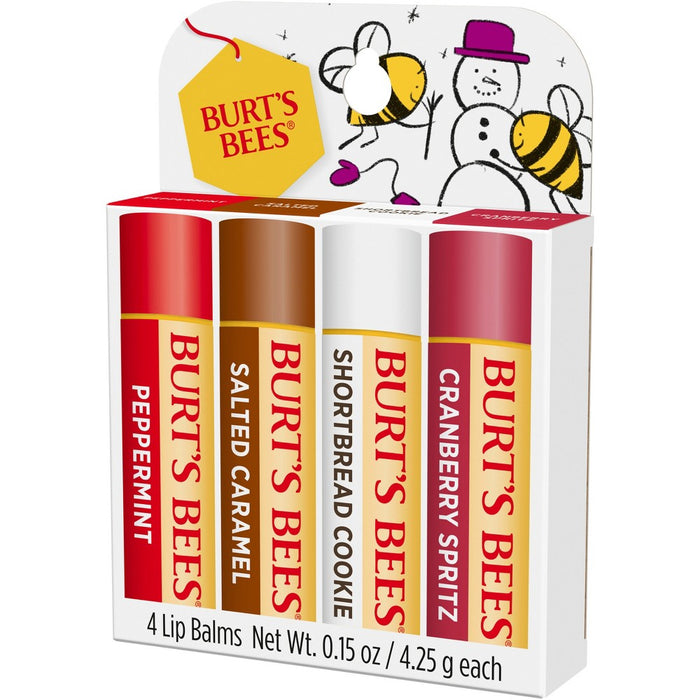 Burt's Bees Festive Fix Lip Balm Gift Set - 0.15oz/4pk