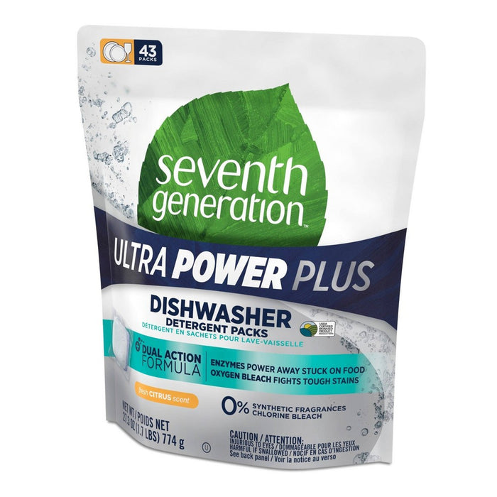 Seventh Generation Ultra Power Plus Auto Dish Packs - 43ct