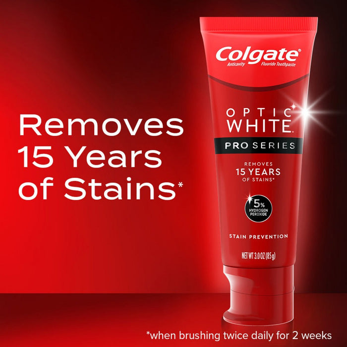Colgate Optic White Pro Series Stain Prevention Toothpaste - 3oz