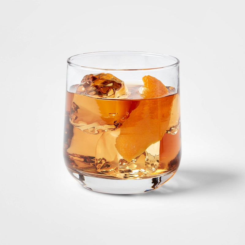 12pc Glass Shoreham Double Old Fashion and Highball Glasses Set - Threshold