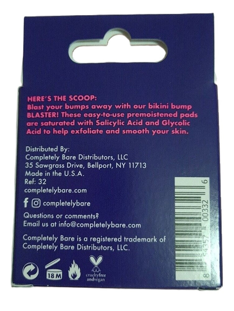 Completely Bare Ingrown Hair & Bikini Bump Unscented Bath Wash - Trial Size