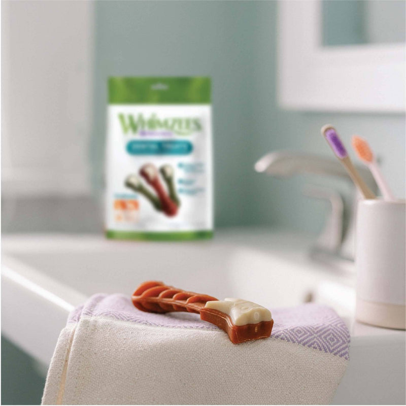 WHIMZEES by Wellness Large Value Bag Dental Chew Dog Treat with Vegetable Flavor - 12.7oz