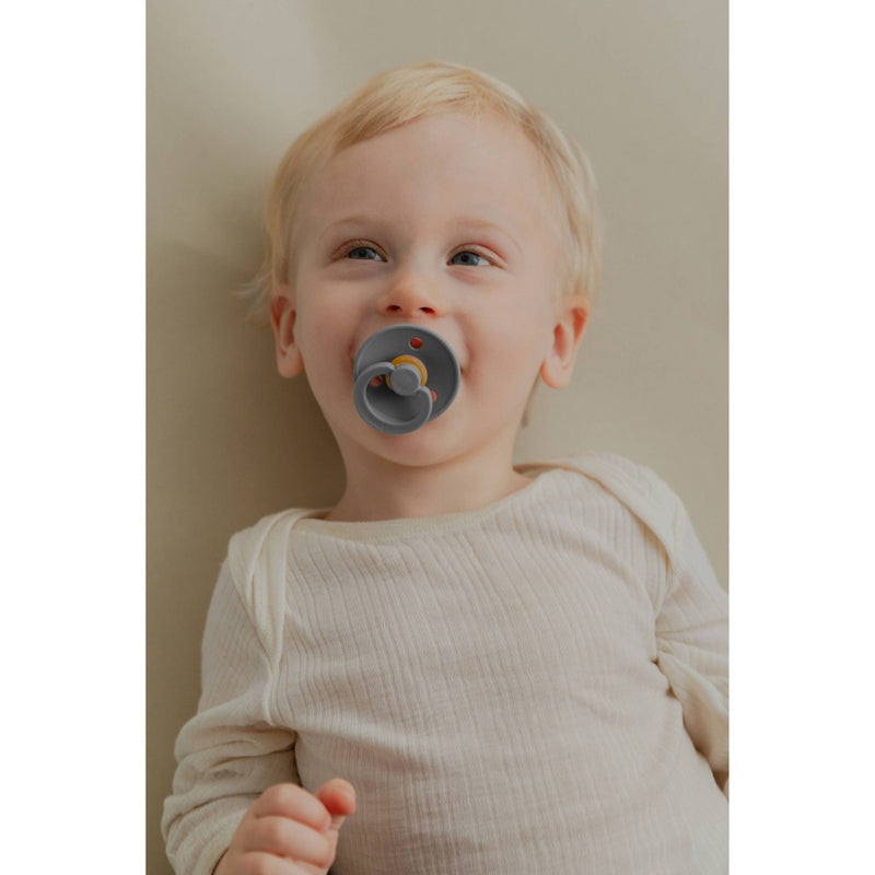 Bibs Colour Pacifier 18m+ - Iron/Sand - 2pk
