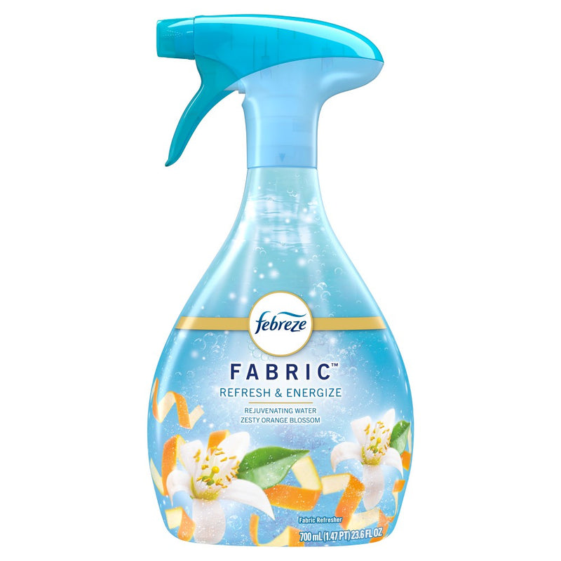 Febreze Fabric Rejuvenating Air Freshener Water Zesty Orange Blossom - 23.6 fl oz