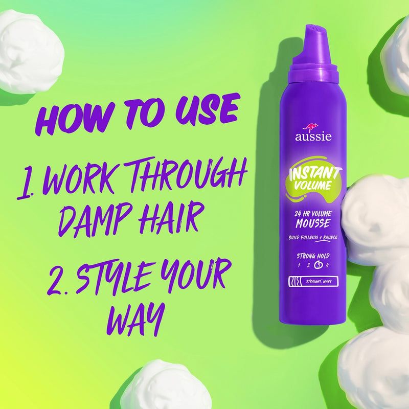Aussie Instant Volume Hair Mousse - 6oz