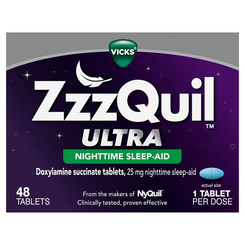 ZzzQuil Ultra Nighttime Sleep-Aid Tablets - 48ct