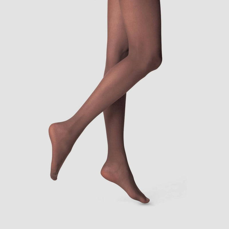 Women's 20D Sheer Control Top Tights - A New Day Coffee Bean S/M