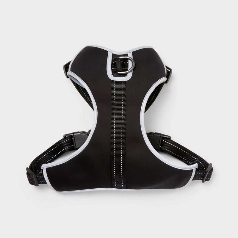 Ultimate Reflective and Adjustable Dog Harness - Black - M - Boots & Barkley