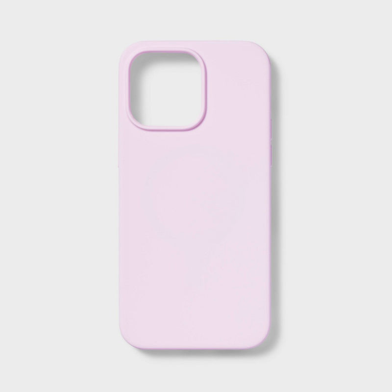 Apple iPhone 15 Pro Max Silicone Case with MagSafe - heyday Pink