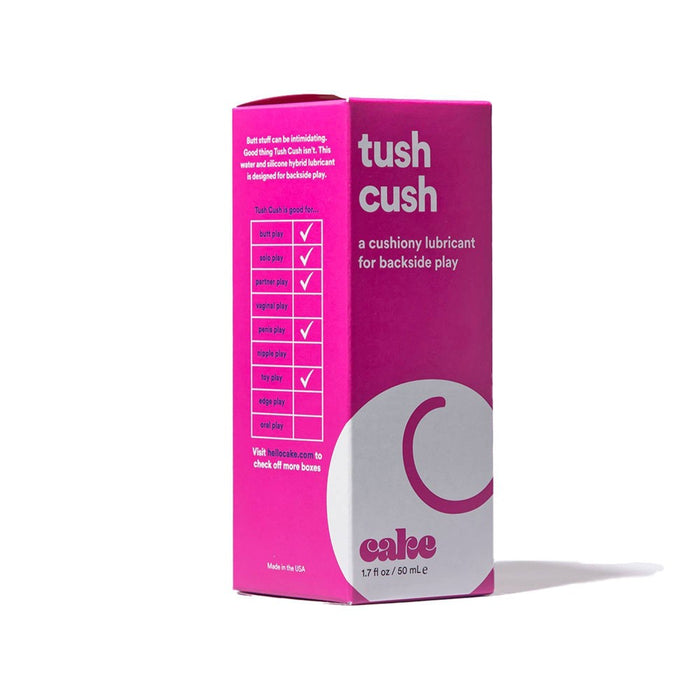 Hello Cake Tush Cush Silicone and Water Based Lubricant for Backside Play - 1.7fl oz