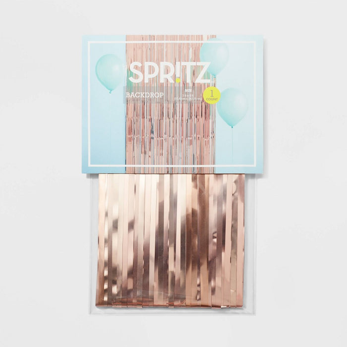 Fringe Backdrop Rose Gold - Spritz