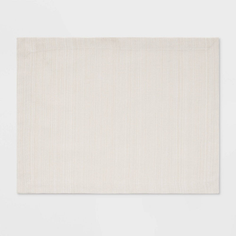 Cotton Solid Placemat Cream - Threshold