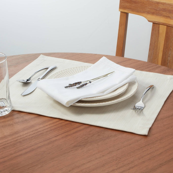 Cotton Solid Placemat Cream - Threshold