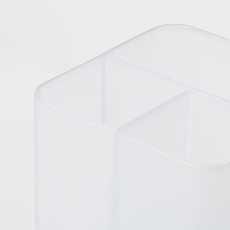Plastic Pencil Holder Clear - Brightroom