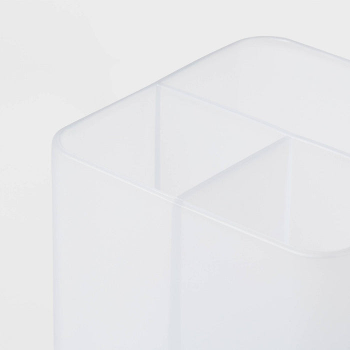 Plastic Pencil Holder Clear - Brightroom