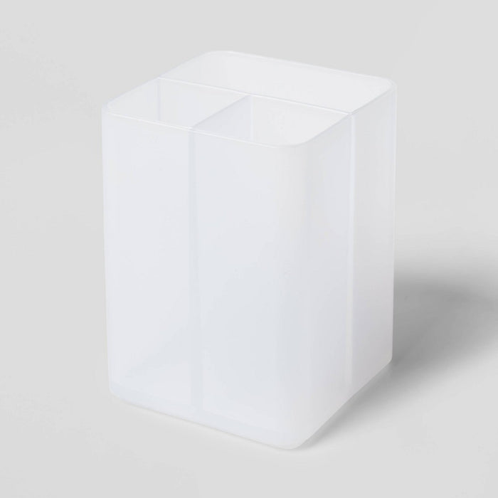 Plastic Pencil Holder Clear - Brightroom