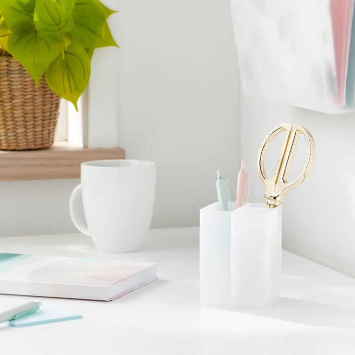 Plastic Pencil Holder Clear - Brightroom