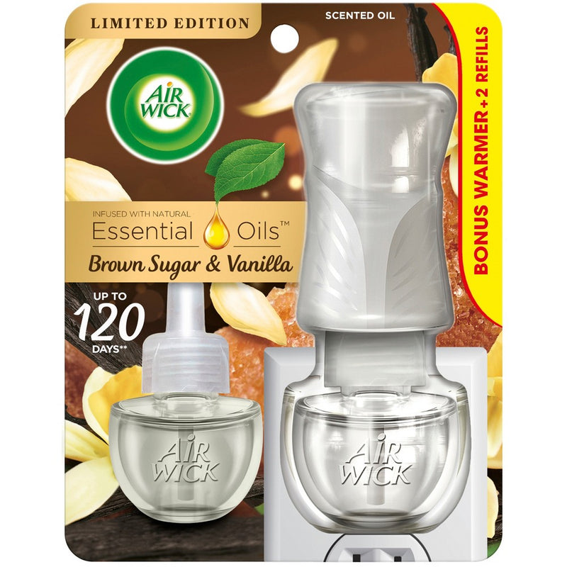 Air Wick Scented Oil Air Freshener - Brown Sugar & Vanilla - 1.34 fl oz