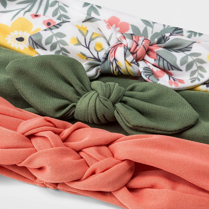 Baby Girls' 3pk Sailorknot Headwrap - Cloud Island