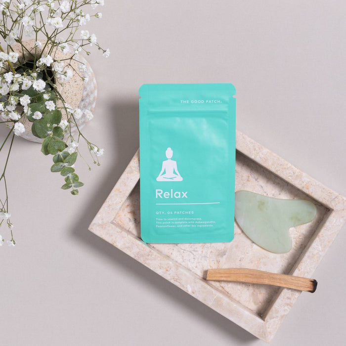 The Good Patch Relax Plant-Based Vegan Wellness Patch - 4ct