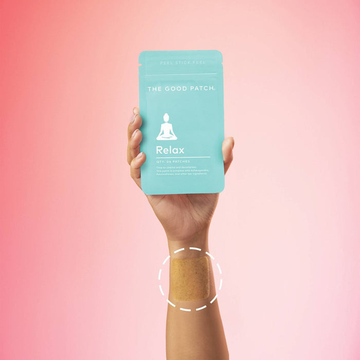 The Good Patch Relax Plant-Based Vegan Wellness Patch - 4ct