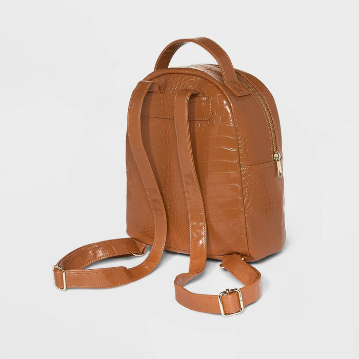 10.5" Mini Dome Backpack - Wild Fable Cognac