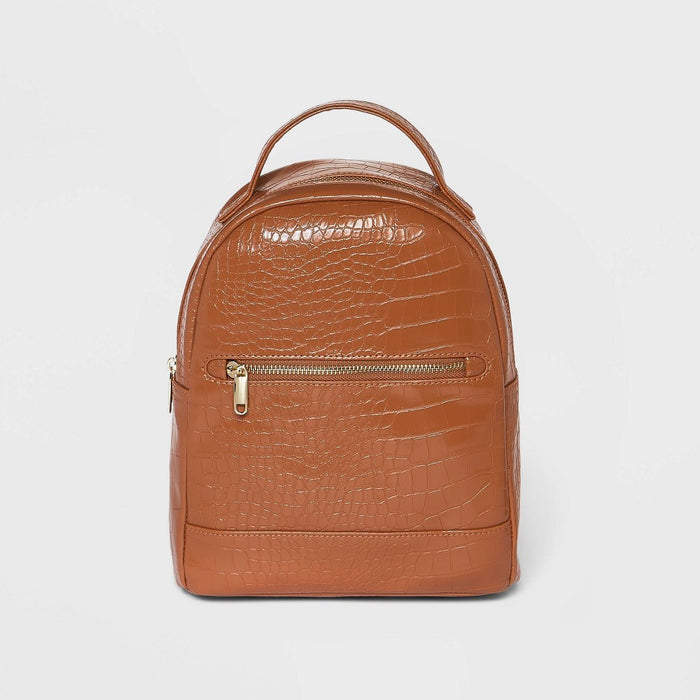10.5" Mini Dome Backpack - Wild Fable Cognac