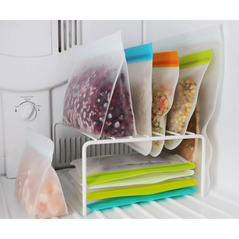 (re)zip Reusable Leak-proof Food Storage Quart Stand-Up Bag - 4 Cup (Colors May Vary)