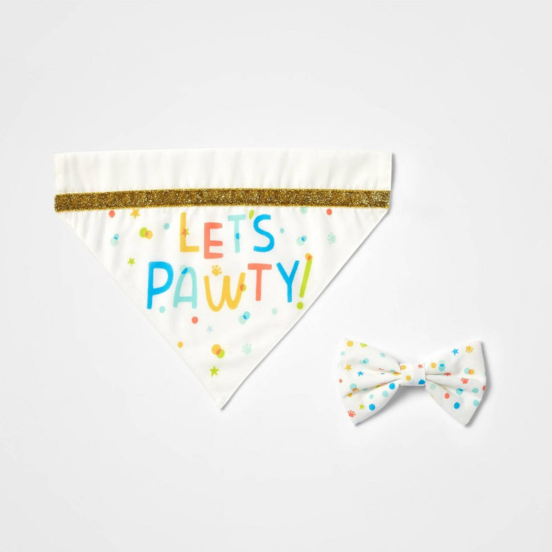 Let's Party Dog Bandana - Boots & Barkley