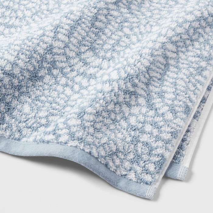 Performance Plus Bath Towel Light Blue Geo - Threshold