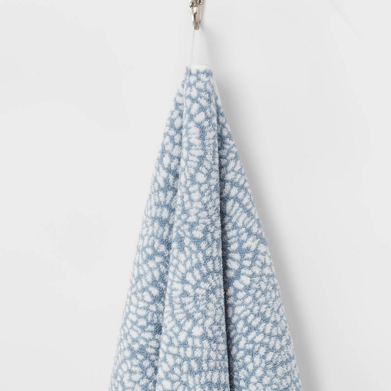 Performance Plus Bath Towel Light Blue Geo - Threshold