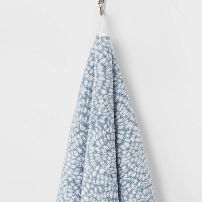 Performance Plus Bath Towel Light Blue Geo - Threshold