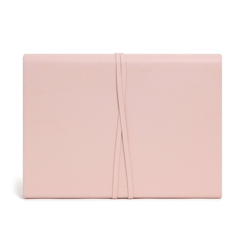U Brands Vegan Leather 13 Pocket Expandable File with Wrap - Blush