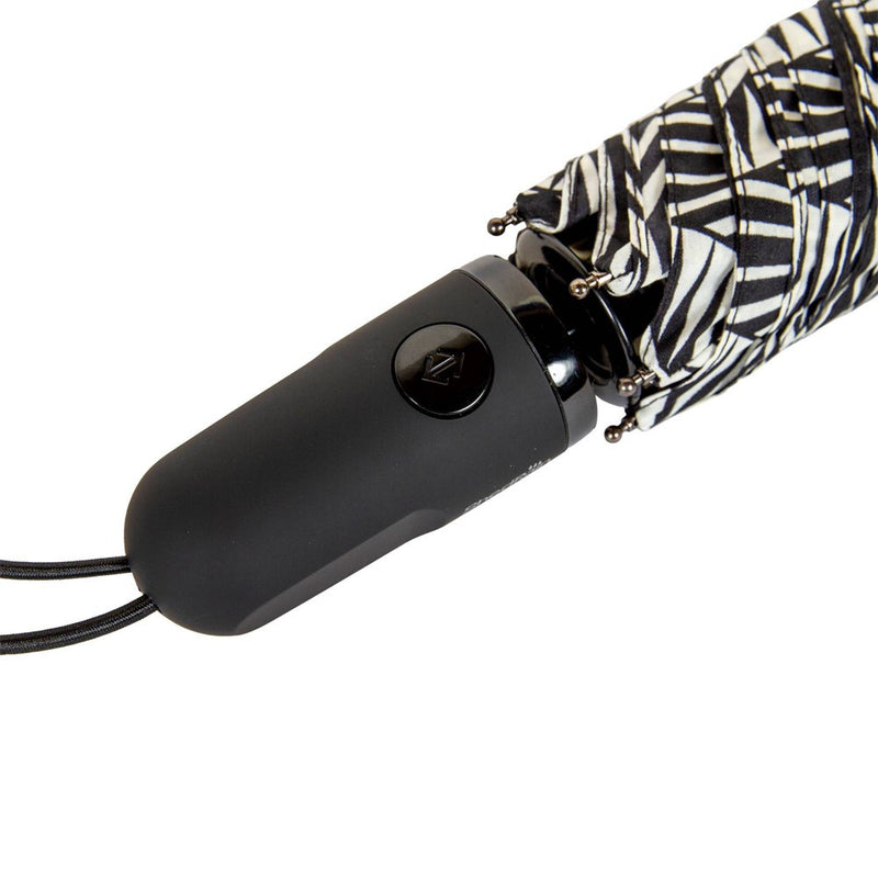 ShedRain Auto Open Auto Close Compact Umbrella - Black/White