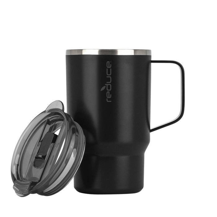Reduce 18oz Hot1 Insulated Stainless Steel Travel Mug w/Steam Release Lid- Black