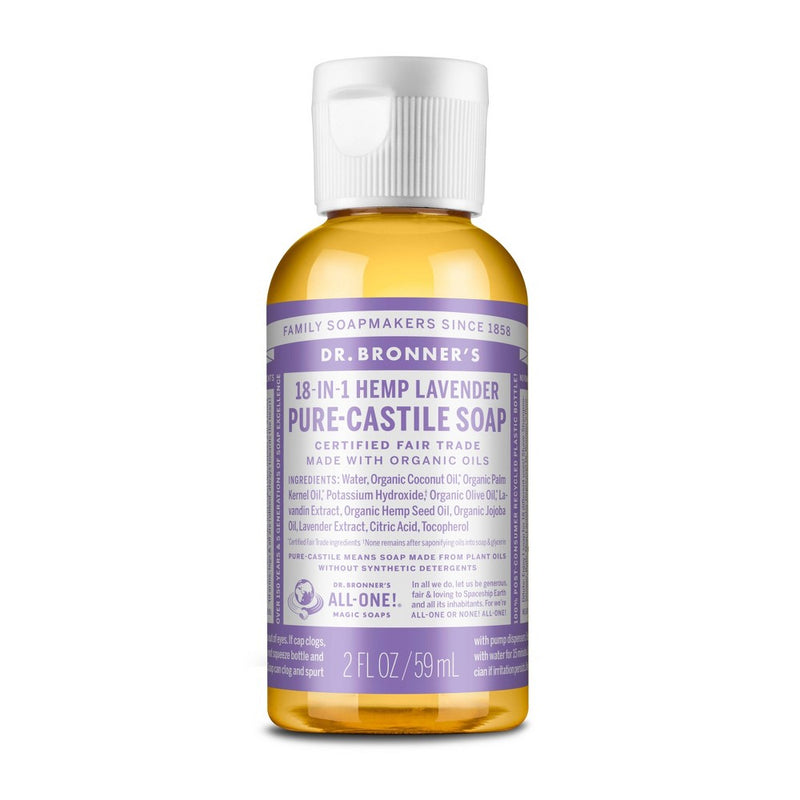 Dr. Bronner's Lavender Liquid Hand Soap - 2 fl oz