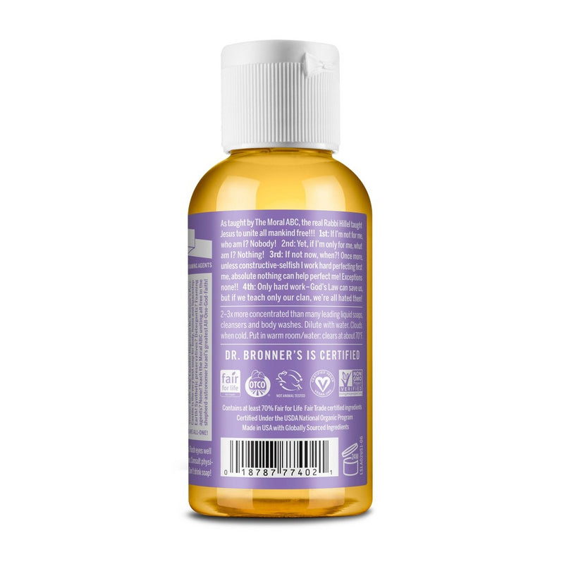 Dr. Bronner's Lavender Liquid Hand Soap - 2 fl oz