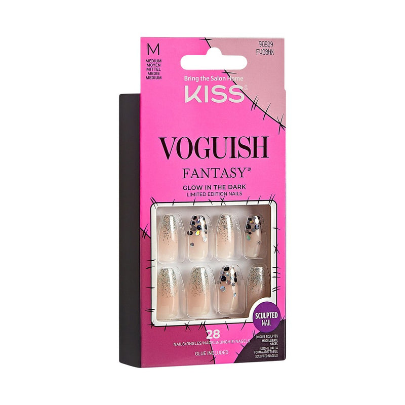 KISS Products Voguish Fantasy Fake Nails - Scaredy Cat - 31ct