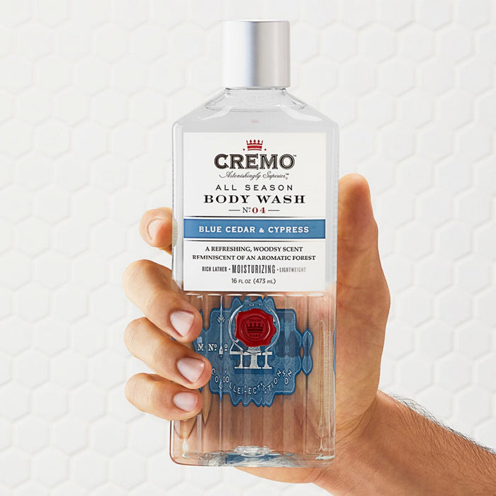 Cremo Blue Cedar & Cypress Body Wash - 16 fl oz