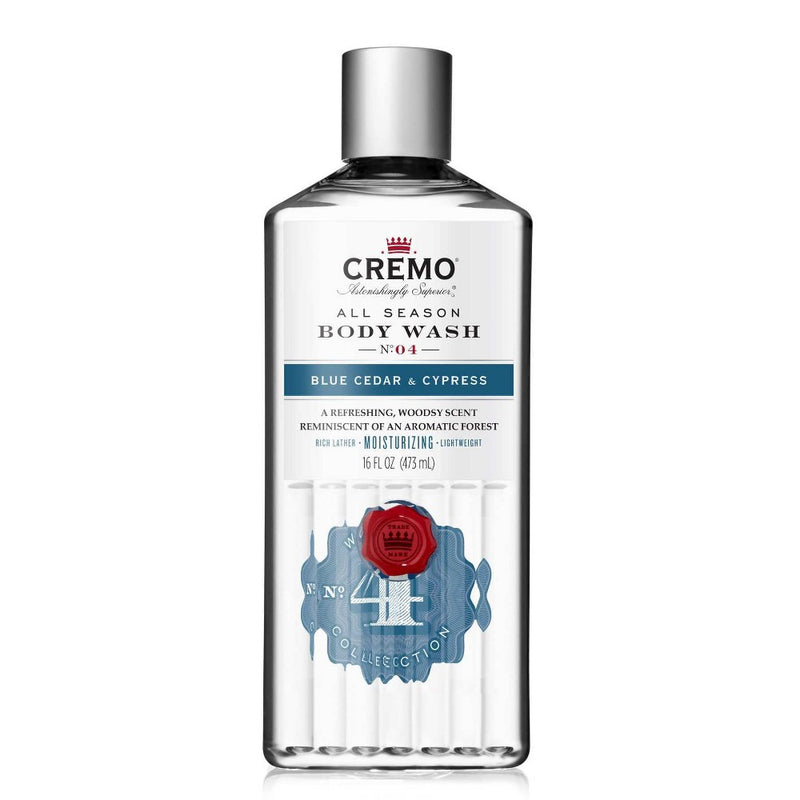 Cremo Blue Cedar & Cypress Body Wash - 16 fl oz