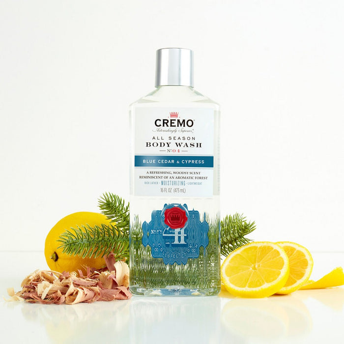 Cremo Blue Cedar & Cypress Body Wash - 16 fl oz