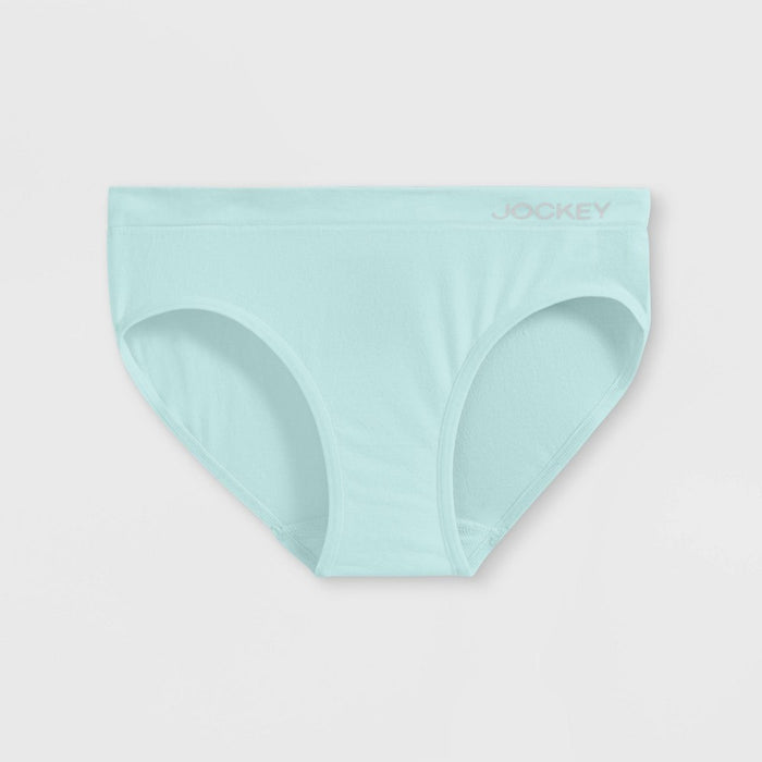Jockey Generation Girls' 3pk Seamfree Bikini - Blue/Beige M